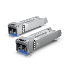 Pack 2 SFP SM duplex conector LC, 10 Gbps, 1310nm, 2 fibras,10km