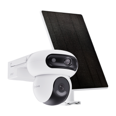 Cámara EZVIZ HB90 Dual Kit con doble lente y panel solar de 8W