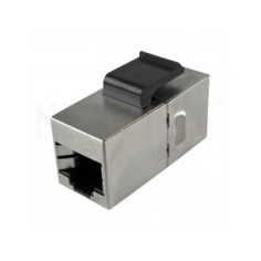 Adaptador CAT6 FTP Hembra - Hembra, negro