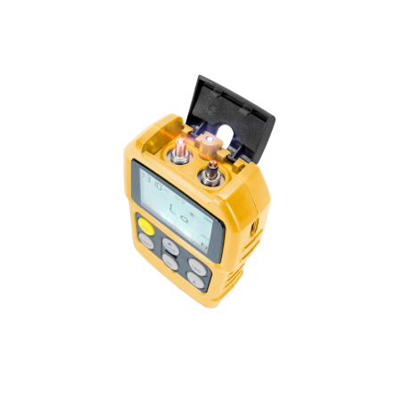 REACONDICIONADO Medidor de potencia óptica de bolsillo, con localizador visual de fallos (VLF)  y Tester de cable Ethernet