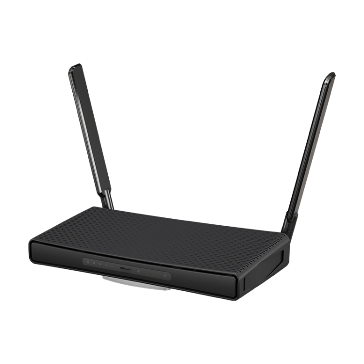 REACONDICIONADO Routerboard WIFI 6 2.4/5Ghz, 1Gb RAM, 4 Cores, 28dBm (630mW), x5 Gb, x1 2.5Gb, 5.5dBi, Level 6