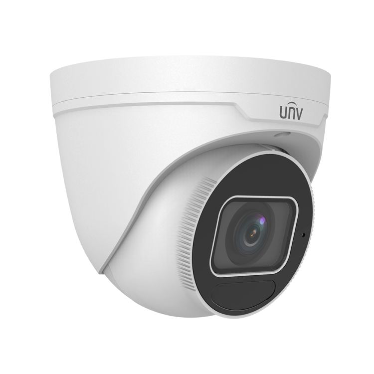 Cámara IP domo, 4Mpx, IR 40mts, lente 2.8-12mm motorizada, UltraH265, PoE802,3af, IP67