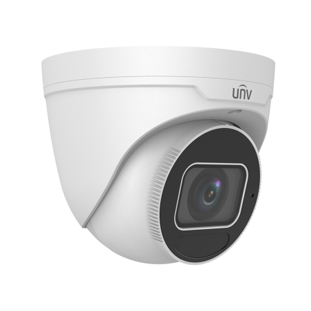 Cámara IP domo, 4Mpx, IR 40mts, lente 2.8-12mm motorizada, UltraH265, PoE802,3af, IP67