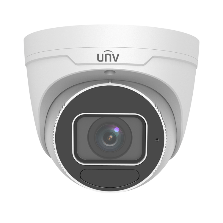 Cámara IP domo, 4Mpx, IR 40mts, lente 2.8-12mm motorizada, UltraH265, PoE802,3af, IP67