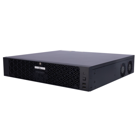 NVR 64ch IP hasta 32Mpx, 384Mbps, H.265, 8 HDD