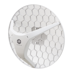 CPE MikroTik LHG 5 ax Wi-Fi 6 exterior con antena 24.5 dBi. LHG-5axD