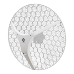 CPE MikroTik LHG XL 5 ax Wi-Fi 6 antena 27 dBi para exterior. LHG-5axD-XL