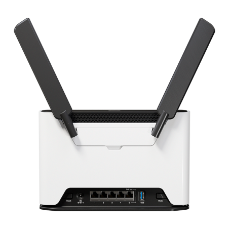 REACONDICIONADO Router Wi-Fi 6 MikroTik CHATEAU PRO AX - AX3600, dual band, 5 puertos Gb, PoE-out. H53UiG-5HaxQ2HaxQ