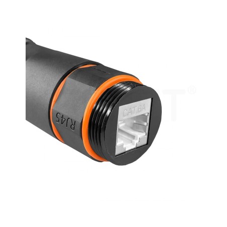 Acoplador RJ45 estanco Keynet FLC-6AF-6AF-IP68-K - Cat6A