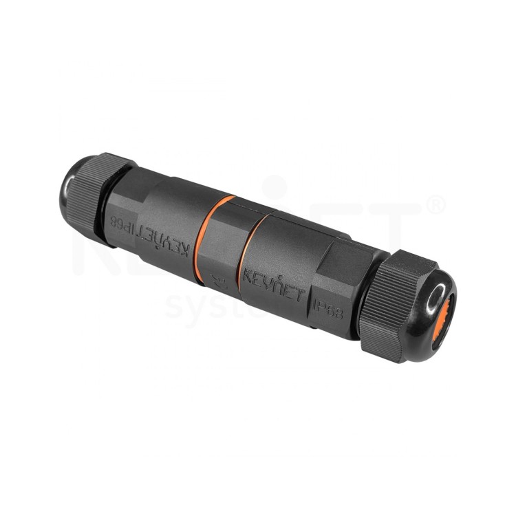 Acoplador RJ45 estanco Keynet FLC-6AF-6AF-IP68-K - Cat6A