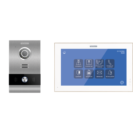 Kit videoportero Fermax 1506 - MEET IP, pantalla 10", PoE