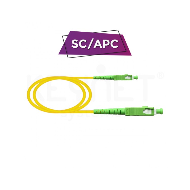 Latiguillo SC/APC monomodo Keynet TF-LSA06-Y06 - 6m, G657A2