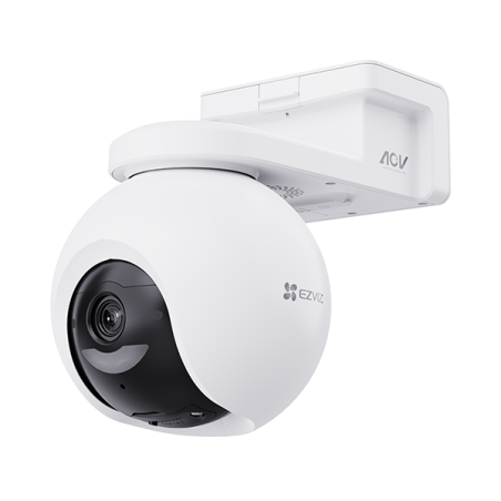 Cámara PTZ 4G/EZVIZ CS-HB8/SP 4K - 4 K, Pan-Tilt 360°, batería 10400 mAh, panel solar, detección IA, audio bidireccional, IP65