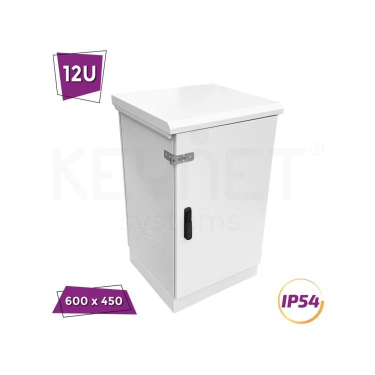 Armario rack Keynet FRC-A-U-1264-P4-NGN - 12U, 600x450, IP54