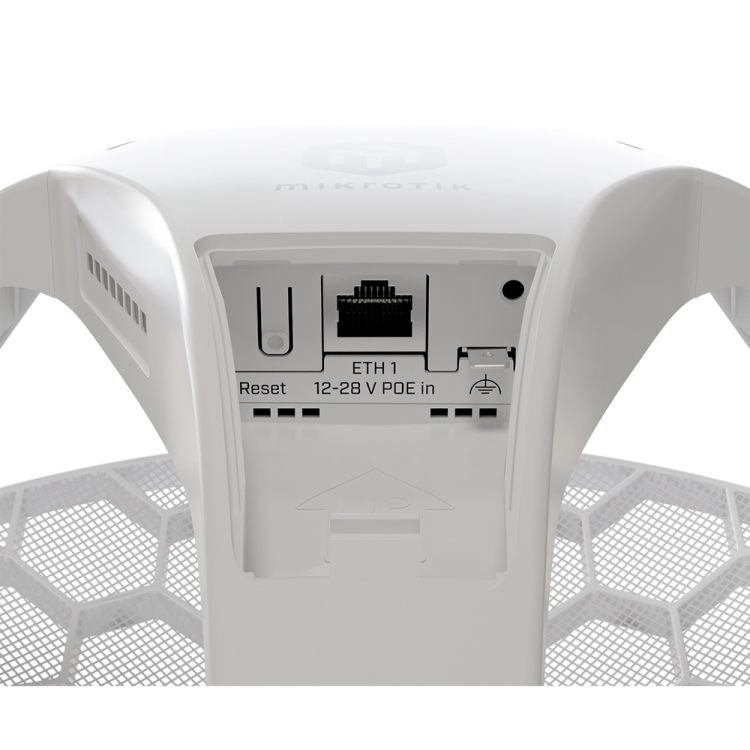 REACONDICIONADO CPE MikroTik LHG 5 ax - Wi-Fi 6, 24.5 dBi, PoE, largo alcance, exterior. LHG-5axD