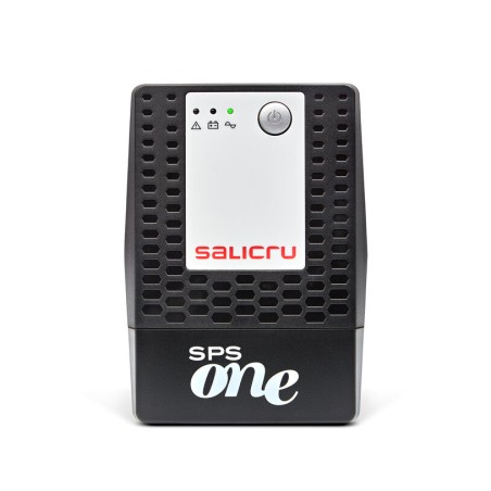 SAI Salicru SPS ONE 900VA - 480W, Line-interactive, 2x baterías 12V/9Ah, AVR, USB, Schuko, Negro