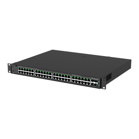 Switch PoE+ Reyee RG-NBS3100-48GT4SFP-P - 48xGbE PoE/PoE+, 4xSFP, 370W PoE, L2, enrackable
