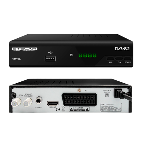 REACONDICIONADO Receptor SAT (DVB S2), HD. H.264, MPEG4. Wifi USB opcional