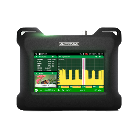 Medidor de campo PROMAX TV EXPLORER NG AS001 - DVB-T/T2, DVB-C, DVB-S/S2
