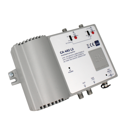 Amplificador de cabecera EK CA482 L2 - VHF/UHF, 40 dB, 122dB