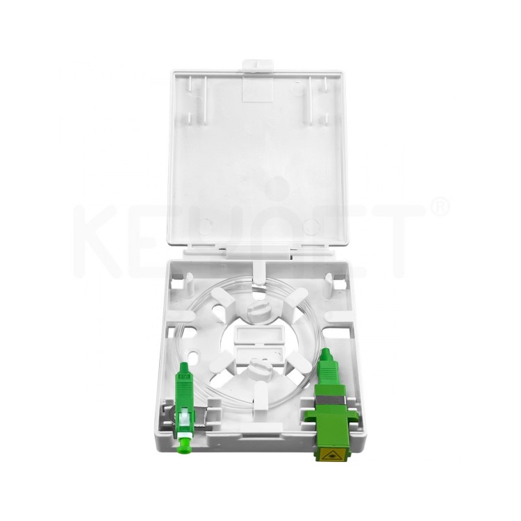 Roseta óptica Keynet FTB-2-L420SA-10 - 4 SC, 4 fusiones, IP52
