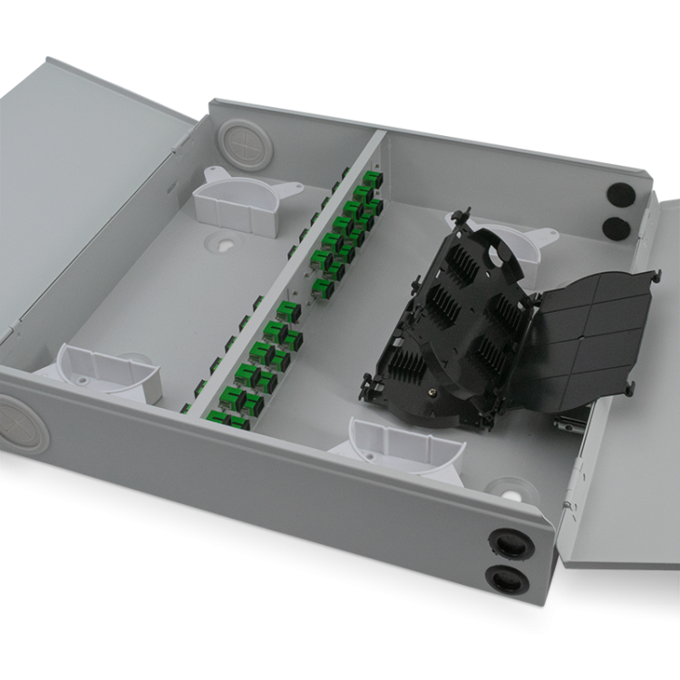 Caja de operador Gaestopas FCD2412M - 24 SC/APC, aluminio, IP50