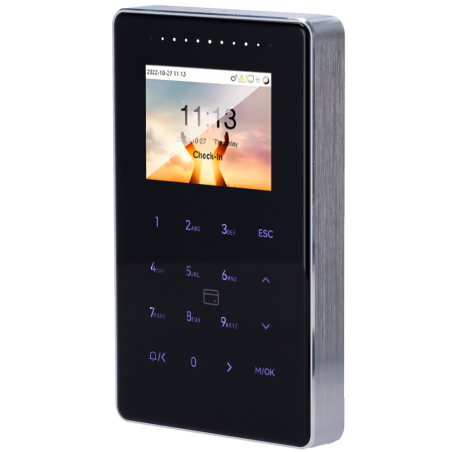 Control de acceso y presencia IP65 IK04 tarjeta EM/MF y PIN