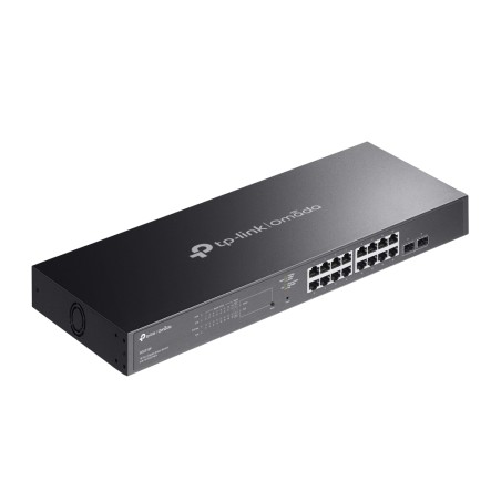 Switch PoE Gigabit TP-Link Omada SG2218P - 16xGbE PoE+ (150W), 2xSFP, gestión L2+, rack 19"