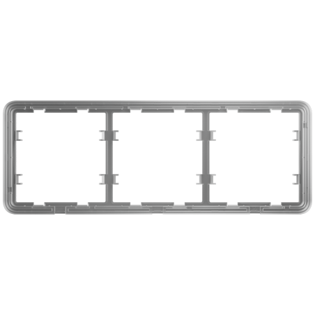Marco Ajax AJ-FRAME-3 - LightSwitch, 3 módulos, compatible SideButton y CenterButton, blanco Marco Ajax AJ-FRAME-3 - LightSwitch, 3 módulos, compatible SideButton y CenterButton, blanco