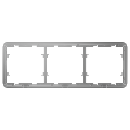 Marco Ajax AJ-FRAME-3 - LightSwitch, 3 módulos, compatible SideButton y CenterButton, blanco Marco Ajax AJ-FRAME-3 - LightSwitch, 3 módulos, compatible SideButton y CenterButton, blanco