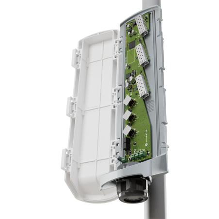 Switch gestionable MikroTik CSS606-1G-2Gi-3S+OUT (GPERx6)