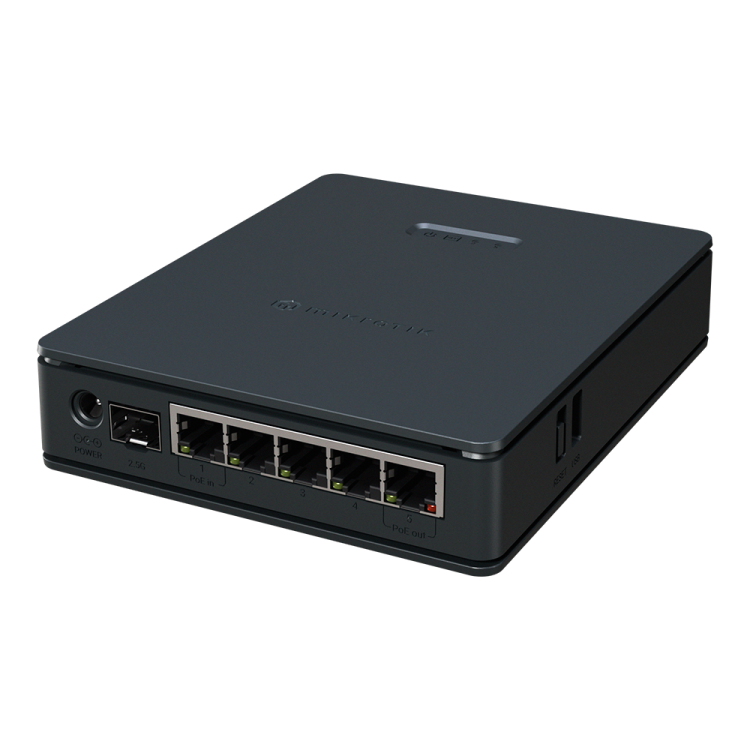 Router WiFi 6 MikroTik hAP ax S - 5 Gigabit, SFP, PoE