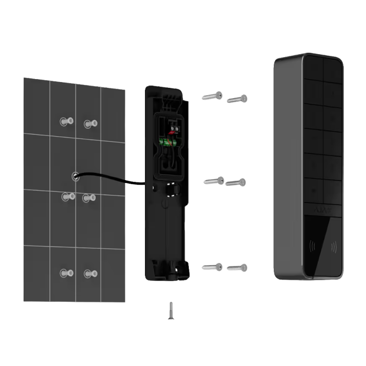 Teclado inalámbrico Ajax AJ-KEYPADOUTDOOR-GRA - Exterior