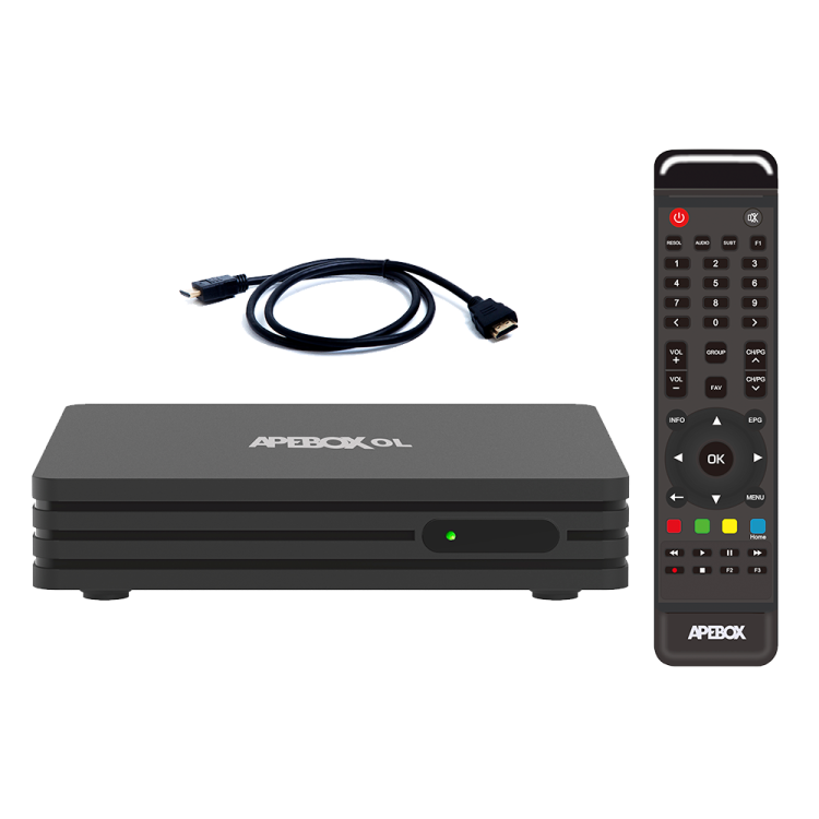 Receptor Linux OTT Apebox OL - 4K UHD, HDR10, WiFi Dual Band, Quad-core, IPTV