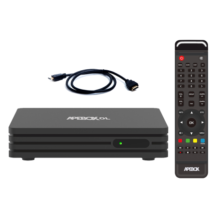 Receptor Linux OTT Apebox OL - 4K UHD, HDR10, WiFi Dual Band, Quad-core, IPTV