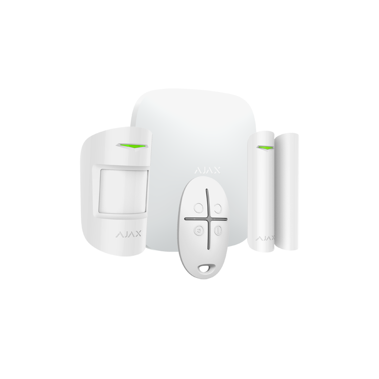 Kit alarma Ajax AJ-HUBKIT + cámara WiFi CS-C2C - Hub, MotionProtect, DoorProtect, SpaceControl