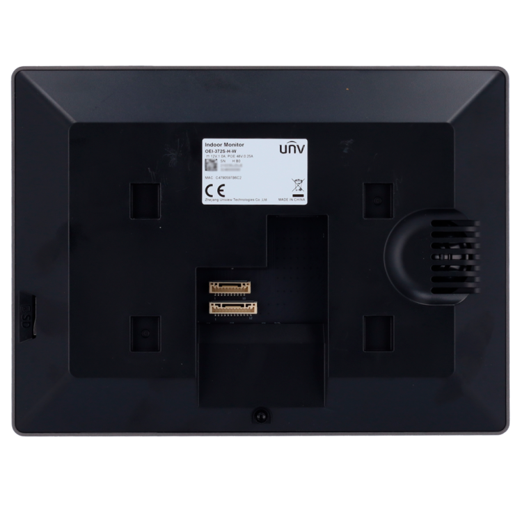 Kit videoportero IP Uniview UV-KIT/201S/372S/NSW2020 - 2MP, monitor 7", PoE, WiFi, lector MF