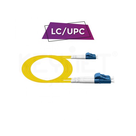 Latiguillo DX LC/UPC-LC/UPC, 3mm LSZH-FR amarilla 3mts