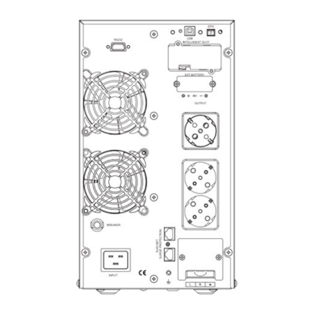 SAI Online Hikvision DS-UPS02K48-R/TS - 2000VA, 1800W