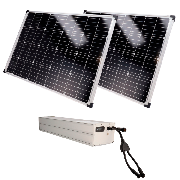 Kit solar Safire SF-SOLARKIT-BATT-2560WH-2 - CCTV, 2560 Wh