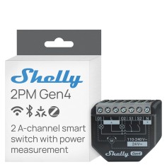 Relé inteligente Shelly 2PM Gen4