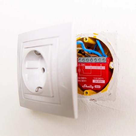 Relé inteligente Shelly 1PM Gen4 - medición de consumo