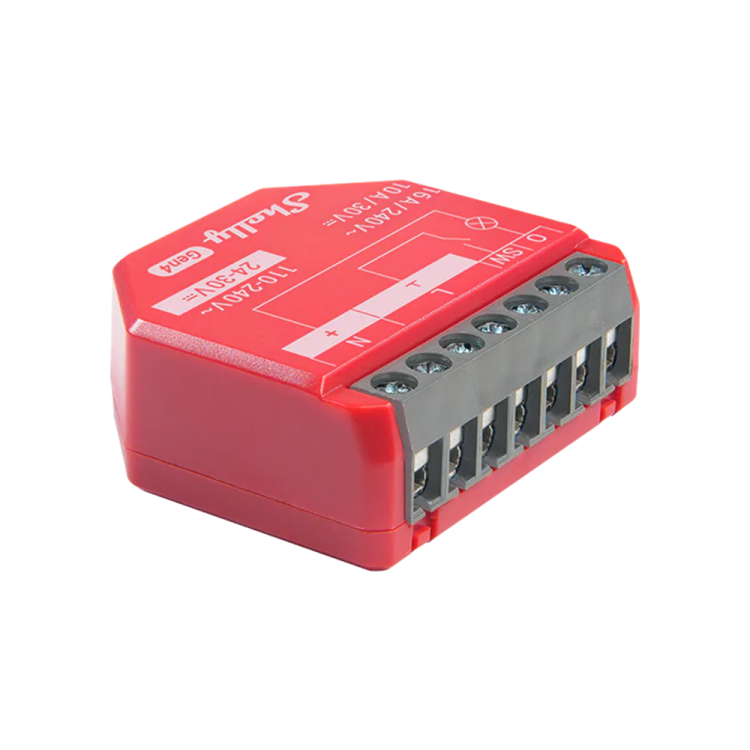 Relé inteligente Shelly 1PM Gen4 - medición de consumo