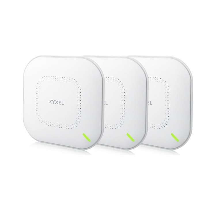 Pack 3 AP Zyxel NWA210AX-EU0103F - WiFi 6 AX3000 dual-radio, 6 spatial streams, 2.5 GbE, PoE+