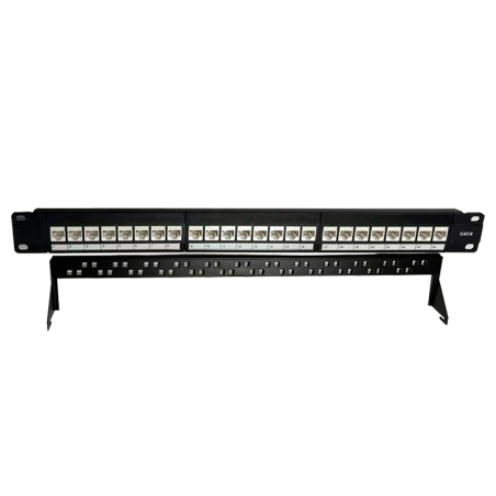 Patch panel 19" Kelvo KE-PATCH-24-C6 - 24x Cat6 UTP