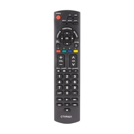 Mando universal para televisores Panasonic. Ver modelos compatibles en Descripción