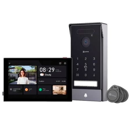 Videoportero Ezviz HP7 Pro CS-HP7-R400-1W2TFD - 2 hilos, 4K