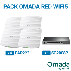 Pack red WiFi 5 Omada TP-Link PACK OMADA RED WIFI5