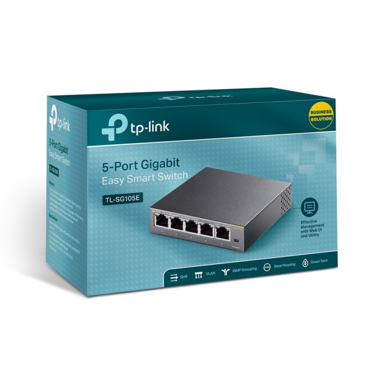 Switch gestionable TP-Link TL-SG105E - 5 puertos