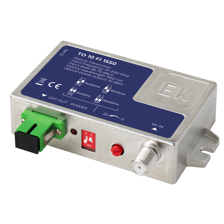 Transmisor óptico EK TO 10 FI 1550 - 10 dBm